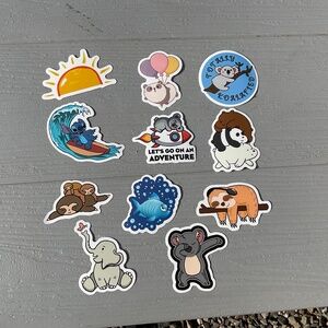 Kids Vinyl Stickers bundle of 11 new without tag